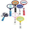 Jumbo Oval Retractable Badge Reel (Label Only)